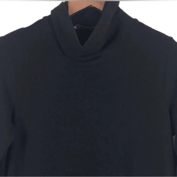 Soft Surroundings Crescent Oversized Sweater Tunic Cowl Mock Neck - Picture 4 of 8